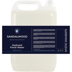 image:imageMystic Moments  Sandalwood Natural Hydrosol Floral Water 5 litres  Perfect for Skin Face Body amp Homemade Beauty Products Vegan GMO Free