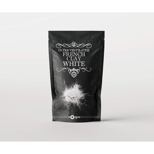 image:imageMystic Moments  White Ultra Ventilated French Natural Clay 500g  Pure amp Natural Vegan GMO Free  French White Clay with aluminiumrich mineral content for face masks body treatments and hair masks500G