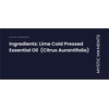 image:imageMystic Moments  Lime Cold Pressed Essential Oil  10ml  Citrus aurantifolia gives a zesty citrus fresh aroma for diffusers oil blends and fragrance formulations500g