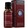image:imageMystic Moments  Geranium Fragrance Oil  10ml  Geranium notes create a rosy green floral scent for candles soaps wax melts and diffusers035 Fl Oz Pack of 1