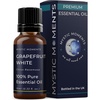 image:imageMystic Moments  Grapefruit White Essential Oil 10ml  Pure amp Natural Oil for Diffusers Aromatherapy amp Massage Blends Vegan GMO Free  Citrus paradisi gives a fresh citrus bright aroma for diffusers oil blends and fragrance formulations034 Fl Oz Pack of 1
