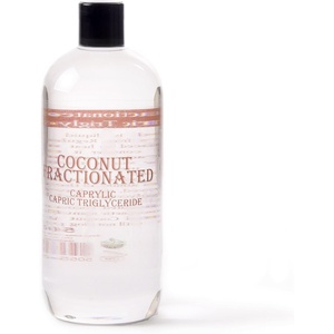 image:imageMystic Moments  CaprylicCapric Triglyceride Liquid  1 Litre  Fractionated coconut oil gives lightweight emollient slip for lotions creams hair care and body oils