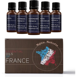 image:imageMystic Moments  Essential Oils of France Gift Starter Pack 5x10ml  Lavender Rosemary Basil Lemon amp Cypress