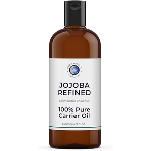 image:imageMystic Moments  Jojoba Refined Carrier Oil  10ml  Refined Simmondsia chinensis oil gives a smooth refined skin and hair feel for massage and cosmetic blends176 Fl Oz Pack of 1