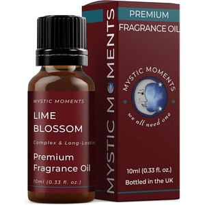 image:imageMystic Moments  Lime Blossom Fragrance Oil  10ml  Lime Blossom notes create a citrus floral blossom scent for candles soaps wax melts and diffusers035 Fl Oz Pack of 1