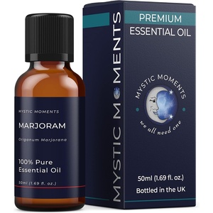 image:imageMystic Moments  Marjoram Essential Oil  10ml  100 Pure  Origanum majorana gives a warm sweet herbal aroma for diffusers oil blends and fragrance formulations169 Fl Oz Pack of 1