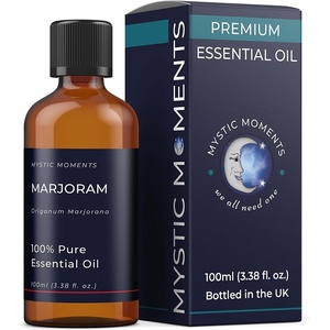 image:imageMystic Moments  Marjoram Essential Oil  10ml  100 Pure  Origanum majorana gives a warm sweet herbal aroma for diffusers oil blends and fragrance formulations338 Fl Oz Pack of 1