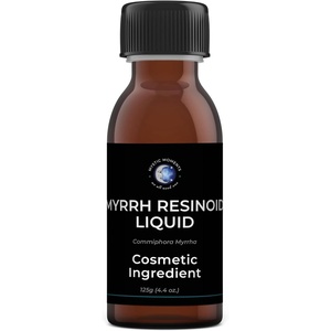 image:imageMystic Moments  Myrrh Resinoid Liquid  250g  Commiphora myrrha resin extract with a warm rich balsamic aroma for perfumery and cosmetic formulations
