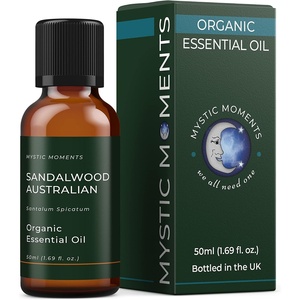 image:imageMystic Moments  Organic Australian Sandalwood Essential Oil  10ml  Santalum spicatum gives a warm woody aroma for diffusers oil blends and fragrance formulations169 Fl Oz Pack of 1