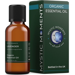 image:imageMystic Moments  Organic Lavender Essential Oil  10ml  Lavandula angustifolia gives a soft floral herbal aroma for diffusers oil blends and fragrance formulations101 Fl Oz Pack of 1