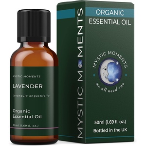 image:imageMystic Moments  Organic Lavender Essential Oil  10ml  Lavandula angustifolia gives a soft floral herbal aroma for diffusers oil blends and fragrance formulations169 Fl Oz Pack of 1