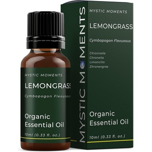 image:imageMystic Moments  Organic Lemongrass Essential Oil  10ml  Cymbopogon flexuosus gives a fresh citrusherb aroma for diffusers oil blends and fragrance formulations034 Fl Oz Pack of 1
