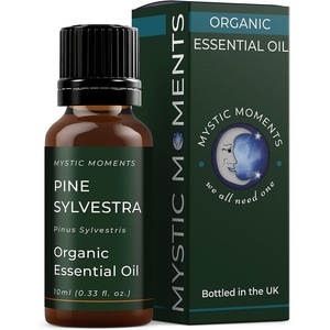 image:imageMystic Moments  Organic Pine Sylvestra Essential Oil  10ml  Pinus sylvestris gives a fresh forest woody aroma for diffusers oil blends and fragrance formulations034 Fl Oz Pack of 1