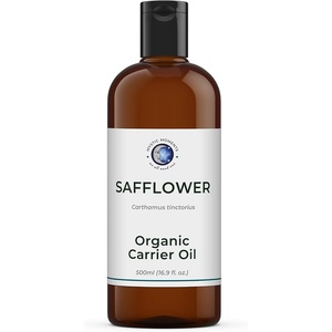 image:imageMystic Moments  Organic Safflower Carrier Oil  10ml  Cold pressed Carthamus tinctorius oil offers a light smooth carrier oil for skincare hair care and massage blends352 Fl Oz Pack of 1
