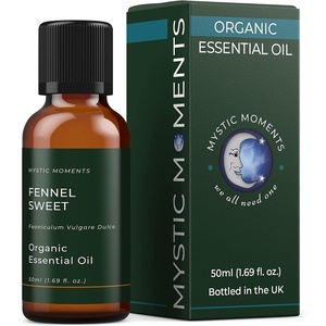 image:imageMystic Moments  Organic Sweet Fennel Essential Oil  10ml  Foeniculum vulgare dulce gives a warm sweet anise aroma for diffusers oil blends and fragrance formulations169 Fl Oz Pack of 1