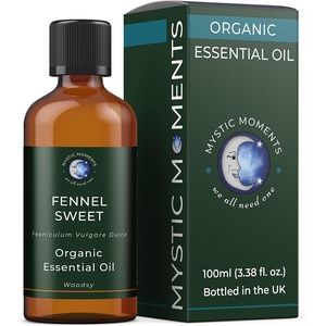 image:imageMystic Moments  Organic Sweet Fennel Essential Oil  10ml  Foeniculum vulgare dulce gives a warm sweet anise aroma for diffusers oil blends and fragrance formulations338 Fl Oz Pack of 1