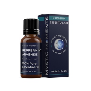 image:imageMystic Moments  Patchouli Essential Oil  10ml  Pogostemon cablin gives a rich earthy aroma for diffusers oil blends and fragrance formulationsPeppermint