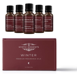 image:imageMystic Moments  Winter Fragrant Oil Starter Pack 5x10ml  Frankincense Mulled Wine Orange amp Cinnamon Vanilla amp Yuletide Spice