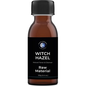 image:imageMystic Moments  Witch Hazel Liquid  125g  Hamamelis virginiana herbal extract for facial toners aftershave products and cosmetic formulations425 Fl Oz Pack of 2