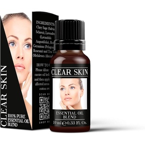 image:imageMystix London  Clear Skin Essential Oil Blend  10ml  Clary sage lavender and tea tree create a fresh floral aroma with clean herbal notes
