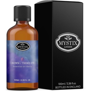 image:imageMystix London  Crown amp Third Eye Chakra Blend  10ml  Frankincense and lavender offer a floral woody aroma with soft resinous undertones for diffuser use338 Fl Oz Pack of 1