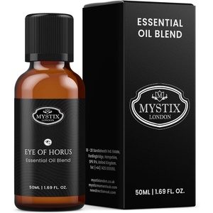 image:imageMystix London  Eye of Horus Oil Blend  10ml  Frankincense orange and cinnamon create a warm spicy aroma with sweet herbal accents50ml