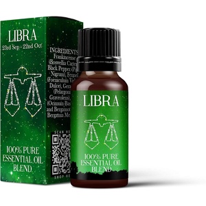 image:imageMystix London  Libra Zodiac Oil Blend  10ml  Basil bergamot and frankincense create a balanced aroma with citrus herbal and resinous notes10ml