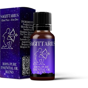image:imageMystix London  Sagittarius Zodiac Essential Oil Blend  10ml  Woody citrus notes create a bright aromatic profile with dry wood depth and zesty lift034 Fl Oz Pack of 1