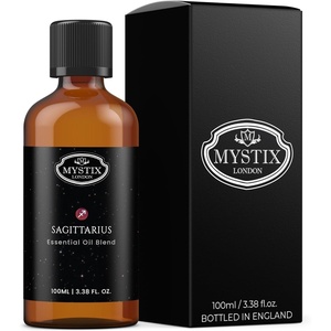 image:imageMystix London  Sagittarius Zodiac Essential Oil Blend  10ml  Woody citrus notes create a bright aromatic profile with dry wood depth and zesty lift338 Fl Oz Pack of 1