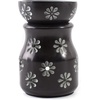 image:imageMystic Moments  Black with Flowers Soapstone Oil Burner