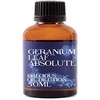 image:imageMystic Moments  Geranium Leaf Absolute Oil Dilution 3 in Jojoba  100ml  Pelargonium graveolens absolute oil dilution in jojoba oil for massage skincare and aromatherapy applications100ml