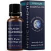 image:imageMystic Moments  Spanish Marjoram Essential Oil 10ml  Pure amp Natural Oil for Diffusers Aromatherapy amp Massage Blends Vegan GMO Free034 Fl Oz Pack of 1