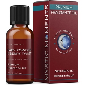 image:imageMystic Moments  Baby Powder Berry Twist Fragrance Oil  10ml  Baby Powder Berry Twist notes create a sweet powdery berry scent for candles soaps wax melts and diffusers176 Fl Oz Pack of 1