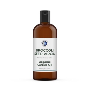 image:imageMystic Moments  Broccoli Seed Virgin Organic Carrier Oil  1 Litre  Cold pressed Brassica oleracea italica seed oil for skincare haircare and cosmetic formulations