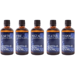 image:imageMystic Moments  Chinese Elements Essential Oil Blend Gift Pack 5x100ml  Wood Fire Earth Metal amp Water