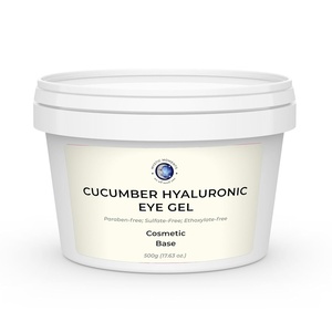 image:imageMystic Moments  Cucumber Hyaluronic Eye Gel Base  500g  Theobroma Grandiflorum Ideal for skincare and cosmetic formulations