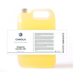 image:imageMystic Moments  Organic Canola Rapeseed Carrier Oil  5 Litres  Brassica napus oil gives a lightweight skin and hair feel for massage and cosmetic blends