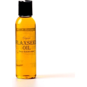 image:imageMystic Moments  Organic Flaxseed Carrier Oil  125ml  Rich in omega 3 amp lignans oil gives a rich conditioning skin and hair feel for massage and cosmetic blends