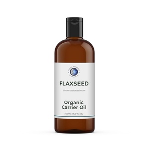 image:imageMystic Moments  Organic Flaxseed Carrier Oil  500ml  Rich in omega 3 amp lignans oil gives a rich conditioning skin and hair feel for massage and cosmetic blends