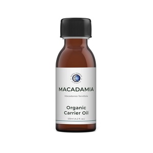 image:imageMystic Moments  Organic Macadamia Carrier Oil  250ml  Cold pressed Macadamia integrifolia seed oil for skincare haircare massage and DIY beauty formulations