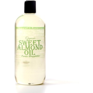 image:imageMystic Moments  Organic Sweet Almond Carrier Oil  500ml  Prunus amygdalus dulcis oil gives a soft smooth skin and hair feel for massage and cosmetic blends