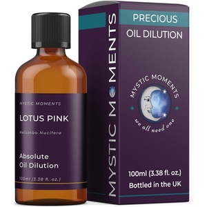 image:imageMystic Moments  Pink Lotus Absolute Oil Dilution 3 in Jojoba  10ml  Nelumbo nucifera absolute oil dilution in jojoba oil for massage skincare and aromatherapy use34 Fl Oz Pack of 1