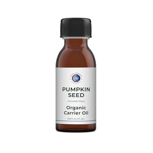 image:imageMystic Moments  Pumpkin Seed Virgin Carrier Oil Organic  250ml  Cold pressed Cucurbita pepo oil gives a rich naturalfeel skin and hair feel for massage and cosmetic blends