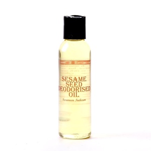 image:imageMystic Moments  Sesame Seed Deodorised Carrier Oil  125ml  Pure amp Natural Oil Perfect for Hair Face Nails Aromatherapy Massage and Oil Dilution Vegan GMO Free  Sesamum indicum oil offers a smooth versatile carrier oil for skincare hair care and massage blends