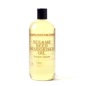 image:imageMystic Moments  Sesame Seed Deodorised Carrier Oil  500ml  Pure amp Natural Oil Perfect for Hair Face Nails Aromatherapy Massage and Oil Dilution Vegan GMO Free  Sesamum indicum oil offers a smooth versatile carrier oil for skincare hair care and massage blends