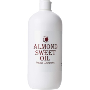 image:imageMystic Moments  Sweet Almond Carrier Oil  1 Litre  Pure amp Natural Oil Perfect for Hair Face Nails Aromatherapy Massage and Oil Dilution Vegan GMO Free  Prunus amygdalus dulcis oil gives a soft smooth skin and hair feel for massage and cosmetic blends