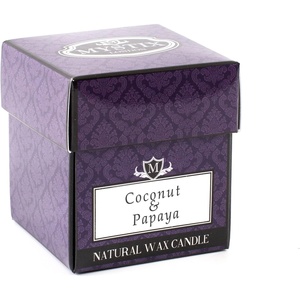 image:imageMystix London  5 x Coconut amp Papaya  Scented Candle Small 8cl  Best Aroma for Home Kitchen Living Room and Bathroom  Perfect as a Gift  Reusable Glass Jar5X 8CL