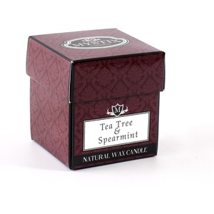 image:imageMystix London  5 x Tea Tree amp Spearmint  Scented Candle Small 8cl  Best Aroma for Home Kitchen Living Room and Bathroom  Perfect as a Gift  Reusable Glass Jar5X 8CL