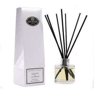image:imageMystix London  Apple Pie amp Cinnamon Fragrance Oil Reed Diffuser  200ml  Best Aroma for Home Kitchen Living Room and Bathroom  Perfect as a Gift  Refillable