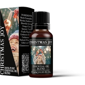 image:imageMystix London  Christmas Joy Essential Oil Blend  10ml  Orange lemon cinnamon and pine create a bright festive aroma with citrus and woodland notes